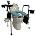 MAXILLA GORILLA Raised Toilet Seat with Handles Toilet Seat Riser for Seniors with Adjustable Height Width 500lb Handicap Elevated Toilet Seat for Elderly Pregnant Fit Any Toilet - Image 1