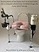 MAXILLA GORILLA Raised Toilet Seat with Handles Toilet Seat Riser for Seniors with Adjustable Height Width 500lb Handicap Elevated Toilet Seat for Elderly Pregnant Fit Any Toilet - Image 4
