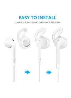 4 Pairs Silicone Ear Tips for Air Pods 1/2, Anti-Slip/Drop Ear Hook Gel Headphones Earphones Protective Accessories Tips, Soft Comfortable for iPhone 6S/6 Plus/5S/5C/5 Earbuds - pzsku/ZAA4EC2AF41258B4444D7Z/45/_/1709188311/06105c49-22ae-4577-94db-d19ad68aa912