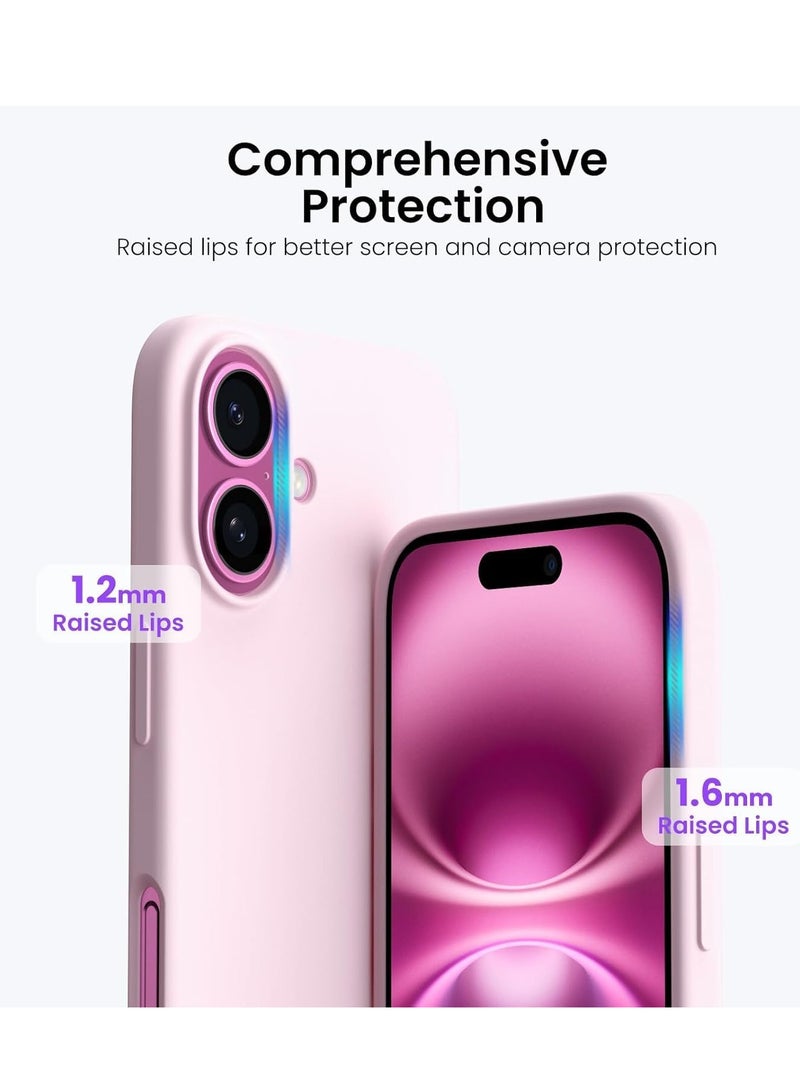 JAJEEK Case Compatible with iPhone 16 Plus Liquid Soft Silicone iPhone 16 Plus Cover with Inside Microfiber Lining Shockproof Gel Rubber Phone Case for iPhone 16 Plus 6.7inch – Durable, Lightweight, and Stylish Protection - Image 3