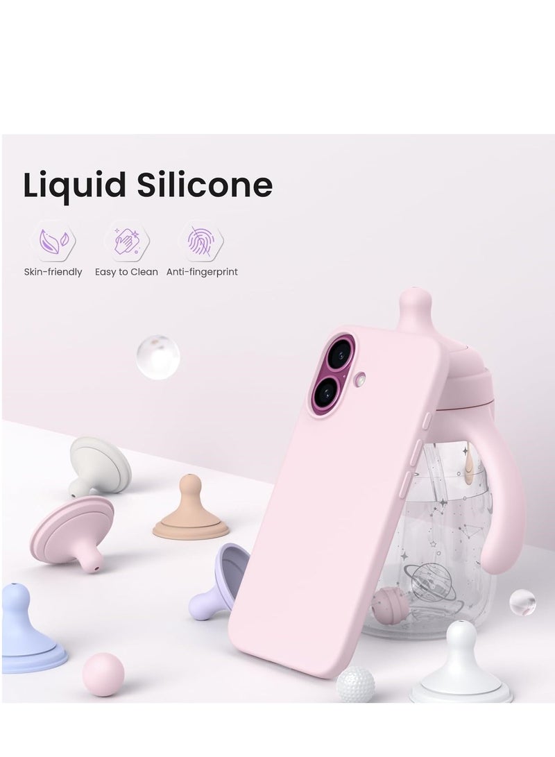 JAJEEK Case Compatible with iPhone 16 Plus Liquid Soft Silicone iPhone 16 Plus Cover with Inside Microfiber Lining Shockproof Gel Rubber Phone Case for iPhone 16 Plus 6.7inch – Durable, Lightweight, and Stylish Protection - Image 4