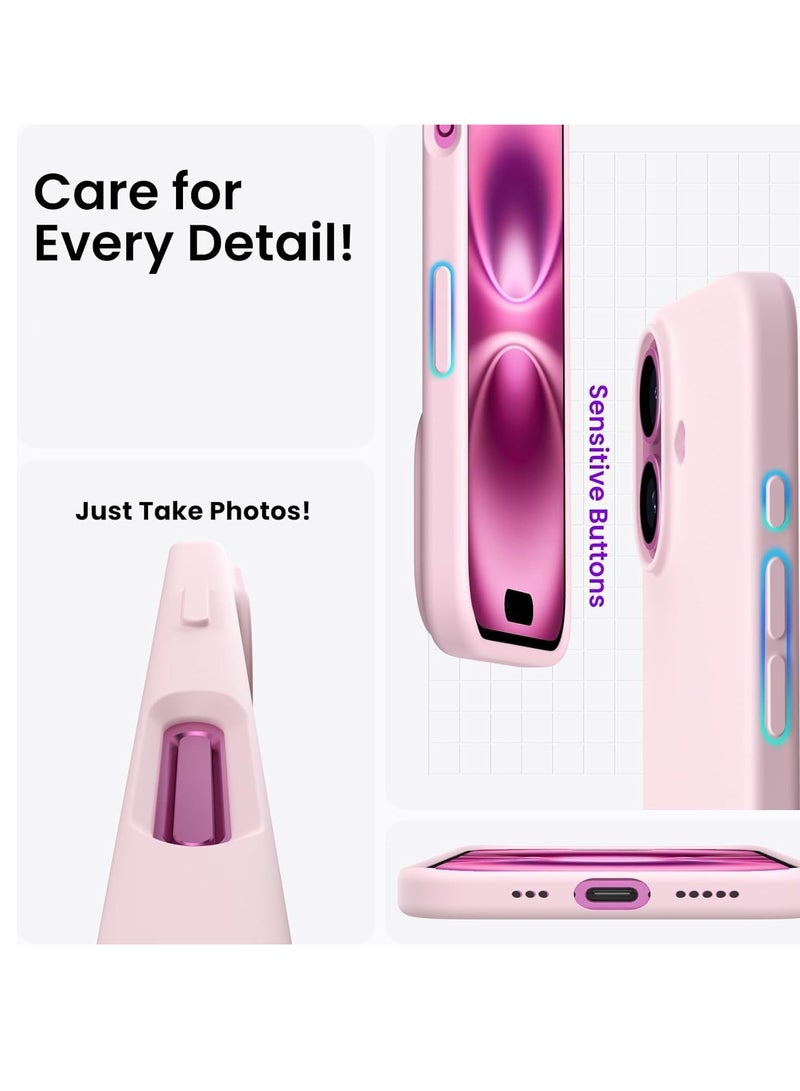 JAJEEK Case Compatible with iPhone 16 Plus Liquid Soft Silicone iPhone 16 Plus Cover with Inside Microfiber Lining Shockproof Gel Rubber Phone Case for iPhone 16 Plus 6.7inch – Durable, Lightweight, and Stylish Protection - Image 5