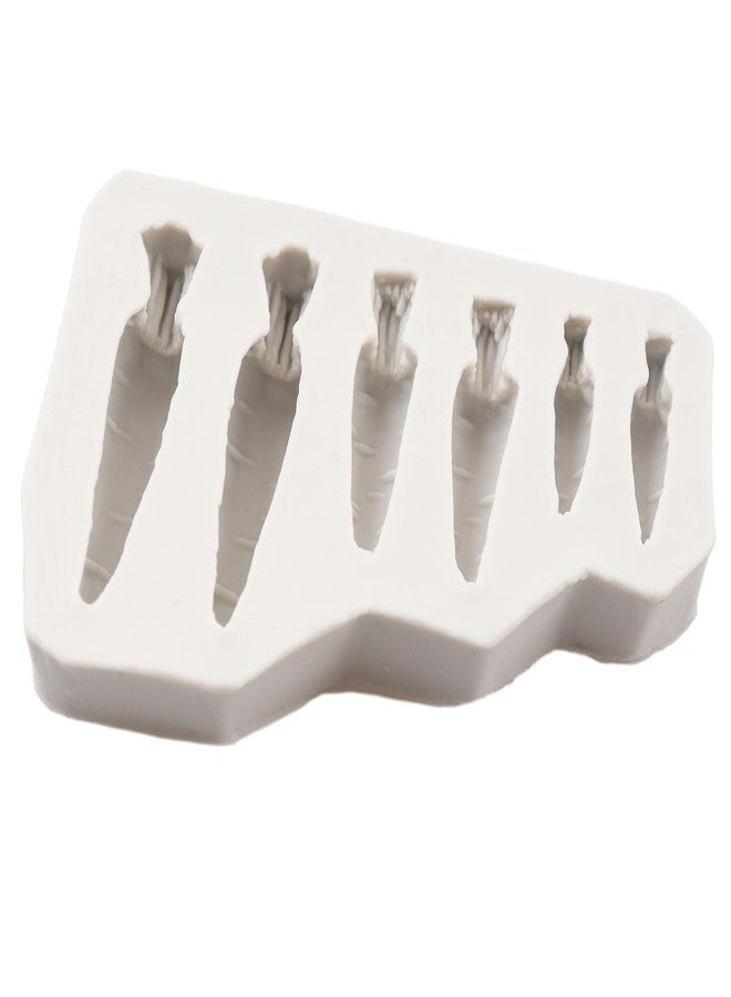 QDMOLDS قوالب سيليكون على شكل جزرة من كيو دي مولدز لعيد الفصح، قالب فوندان على شكل جزرة لتزيين الكيك، قالب شوكولاتة لتزيين الكب كيك، قالب حلوى، قالب سكر، قالب طين بوليمر، قالب عجينة سكر. - Image 4
