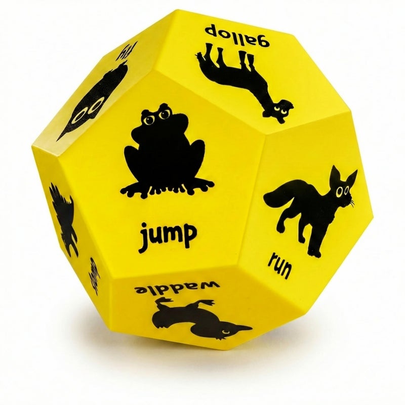 Covelico Animal Exercise Dice Kids Exercise Equipment Gross Motor Toys for Toddlers 35 Physical Education Equipment Recess Toys for Elementary Outside or Indoor Physical Activities for Kids - Image 3