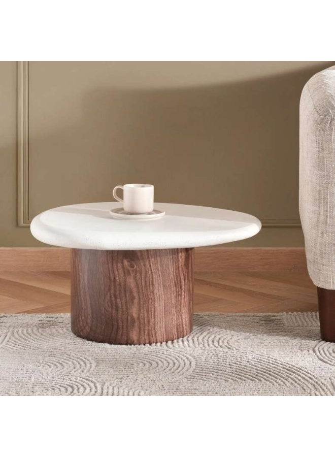 Pan Home Xanthe Coffee Table - White Natural - Image 2