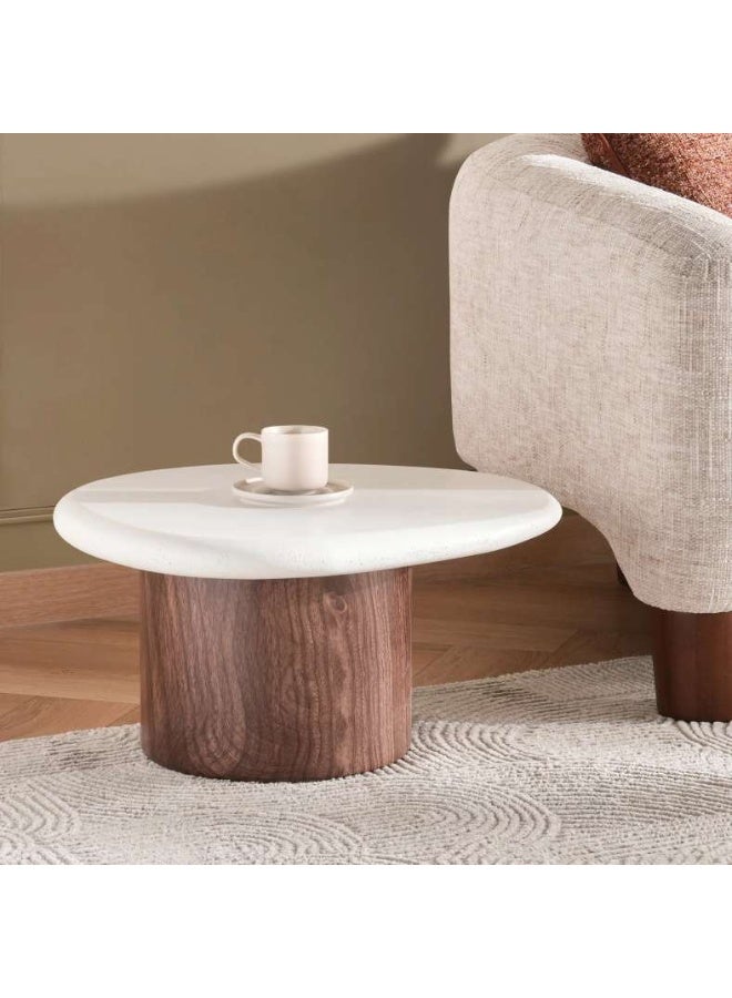 Pan Home Xanthe Coffee Table - White Natural - Image 1
