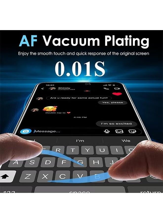 3 Pcs iPhone 16 Pro Max Privacy Screen Protector, Easy Installation with Alignment Frame, Anti-Drop and Anti-scratch, Case Friendly Anti-Spy Anti-Fingerprint