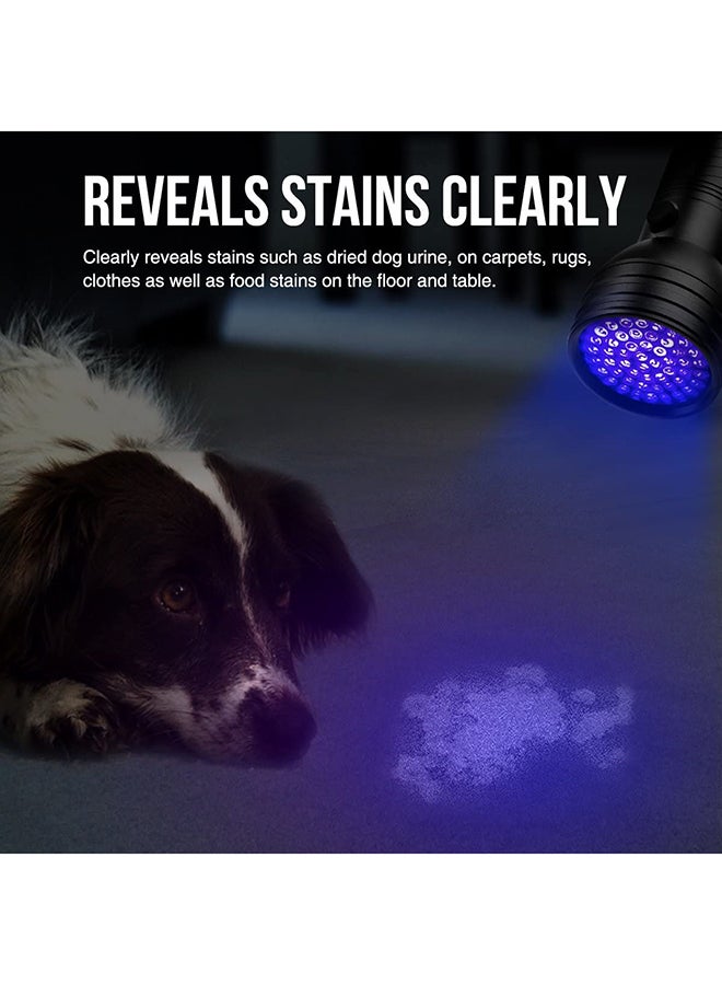 UV LED Flashlight Black - Image 5