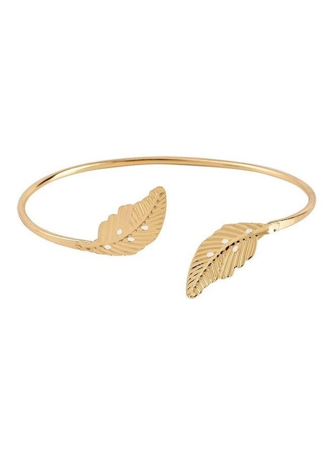 4-Piece Leaves Pattern Fashion Bracelets Set