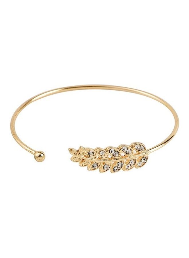 4-Piece Leaves Pattern Fashion Bracelets Set