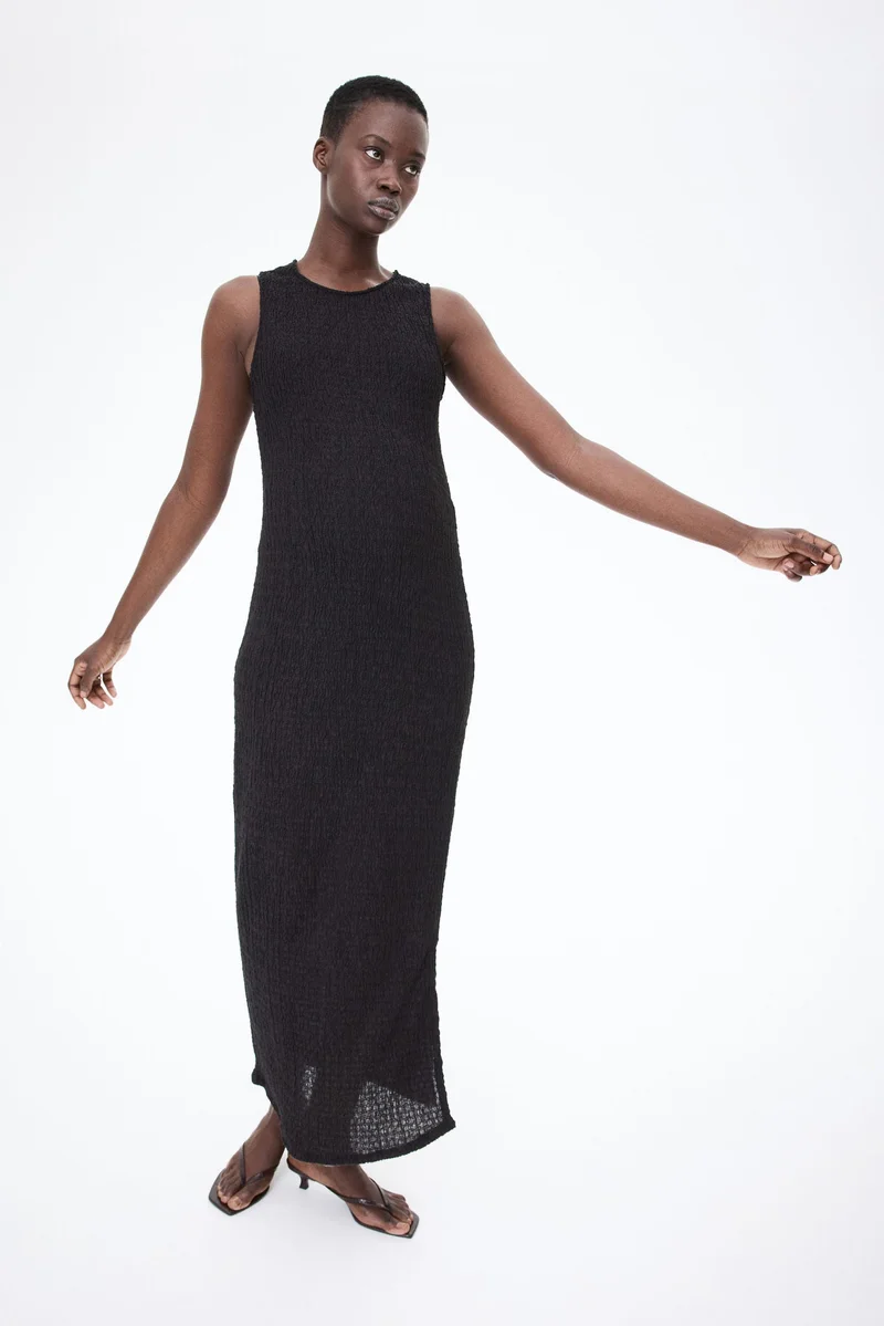 H&M MAMA Textured jersey dress