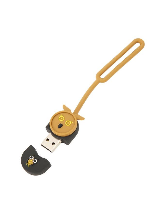 Thoraya Black owl small animal mobile phone computer USB flash drive mini gift high-speed car music USB flash drive usb32G  - Image 2