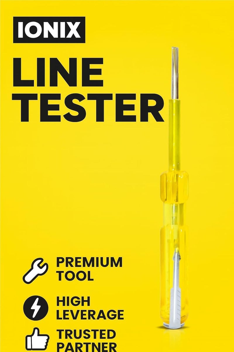 IONIX Plier & Tester Screwdriver Combo | Cutting player | Cutting plier | | pliers for home, Player tools, for electrical work, Screwdriver set (Combo Pack) - Image 4