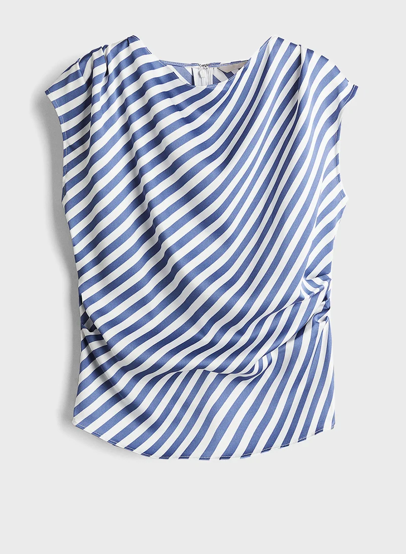 اتش اند ام Draped Satin Top