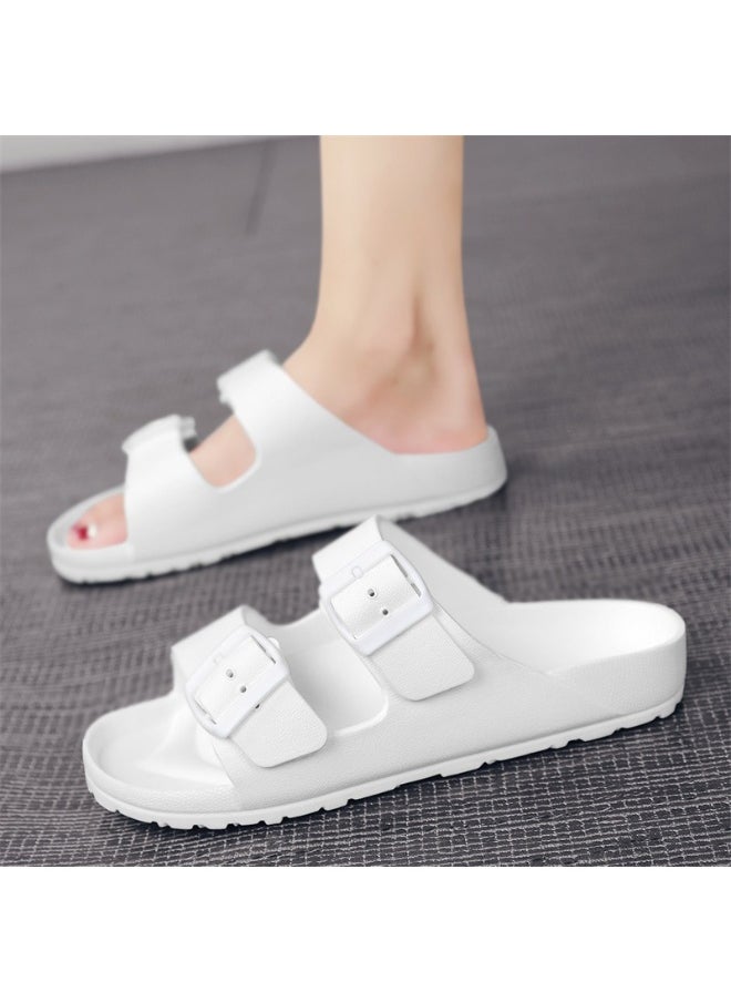 NIBEMINENT Casual Fashionable Men's Slippers Summer Home Use One-Piece Cool Slippers Men's Classic Moccasins  - Image 2