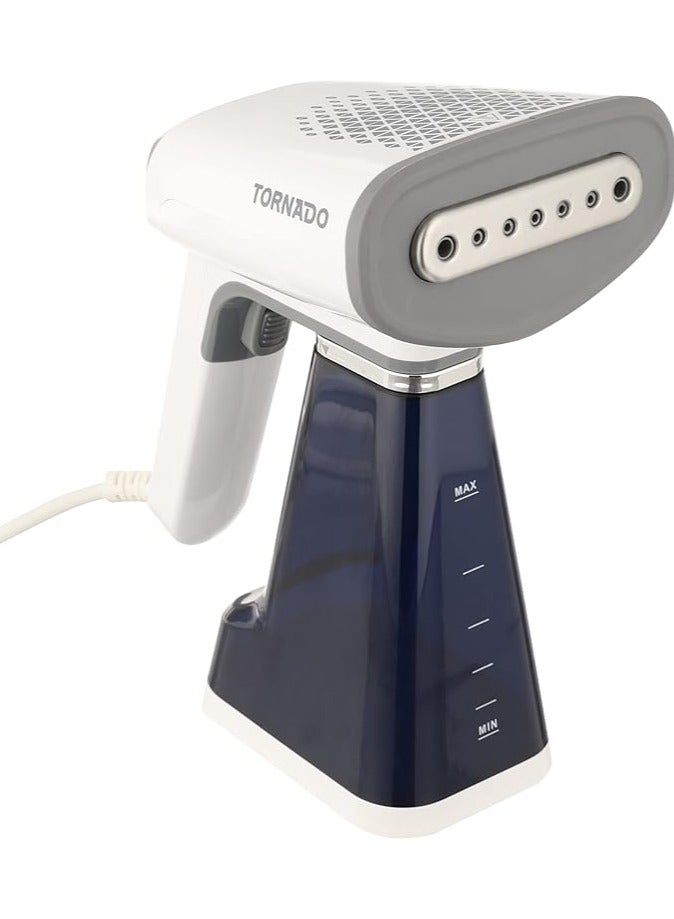 Tornado Portable Steam Iron 1100-1300 Watt Color White x Blue TST-HS1300 - Image 1