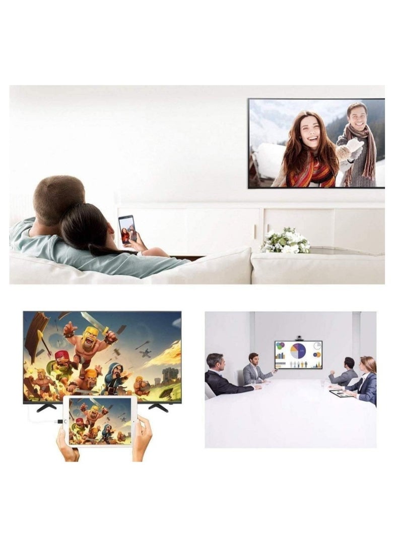 ELTRAZONE - [Apple MFi Certified] Lightning to HDMI Digital AV Adapter,1080P Video & Audio Sync Screen Converter AV Adapter with Charging Port for iPhone HDMI Converter to HD TV/Projector/Monitor Support All iOS - Image 1
