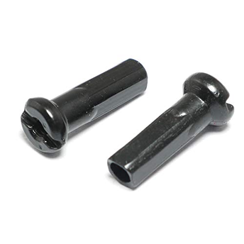 Pro Bamboo Kitchen 36pcs Mountain Bike Spoke Cap Black Carbon Steel Bicycle Spoke Cap 14G Nipple for 2mm Diameter Spokes - Image 4