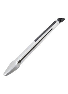 Broil King Stainless Steel Contemporary BBQ Tong Silver and Black 16 Inch  - Image 1