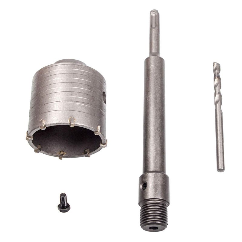 CertBuy 2 1/2 Inch Concrete Hole Saw with SDS Plus Shank, 65mm Wall Hole Saw Drill Bit for Brick Concrete Cement Stone - Image 2
