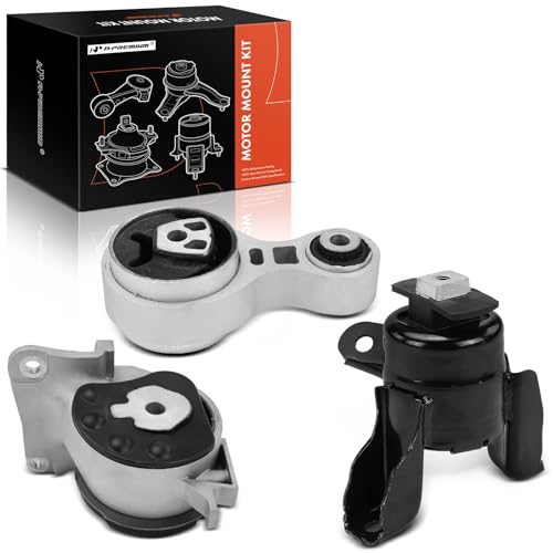 A-Premium 3PCS Engine Motor Mount Transmission Mount Torque Strut Mount Set Compatible with Ford 2010-2012 Fusion & Mercury 2010-2011 Milan, 2.5L, Automatic Transmission - Image 1