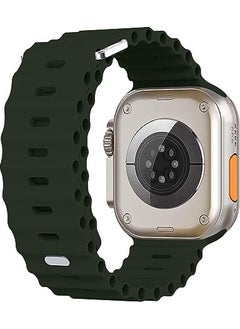 Cosmostech Apple Watch Compatible 42MM 44MM 45MM 49MM 1/2/3/4/5/6/se/7/8/ultra Smart Watch Ocean Band and Strap  - Image 1