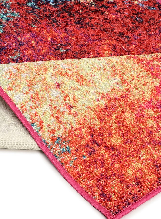 Status سجادة عتيقة فارسية متعددة الطباعة بحجم 3 × 5 أقدام من ستاتوس للغرف النوم/المناطق المعيشية/المنزل مع قاعدة مضادة للانزلاق - Image 5