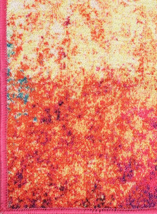 Status سجادة عتيقة فارسية متعددة الطباعة بحجم 3 × 5 أقدام من ستاتوس للغرف النوم/المناطق المعيشية/المنزل مع قاعدة مضادة للانزلاق - Image 4