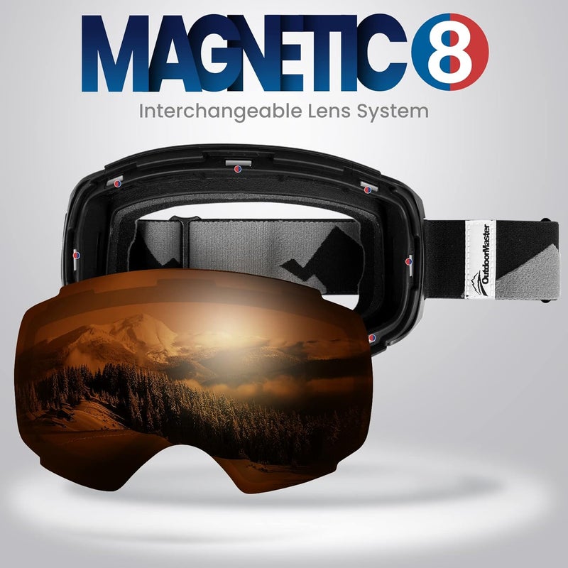 OutdoorMaster عدسات بديلة لنظارات التزلج PRO - أكثر من 20 خياراً - Image 2