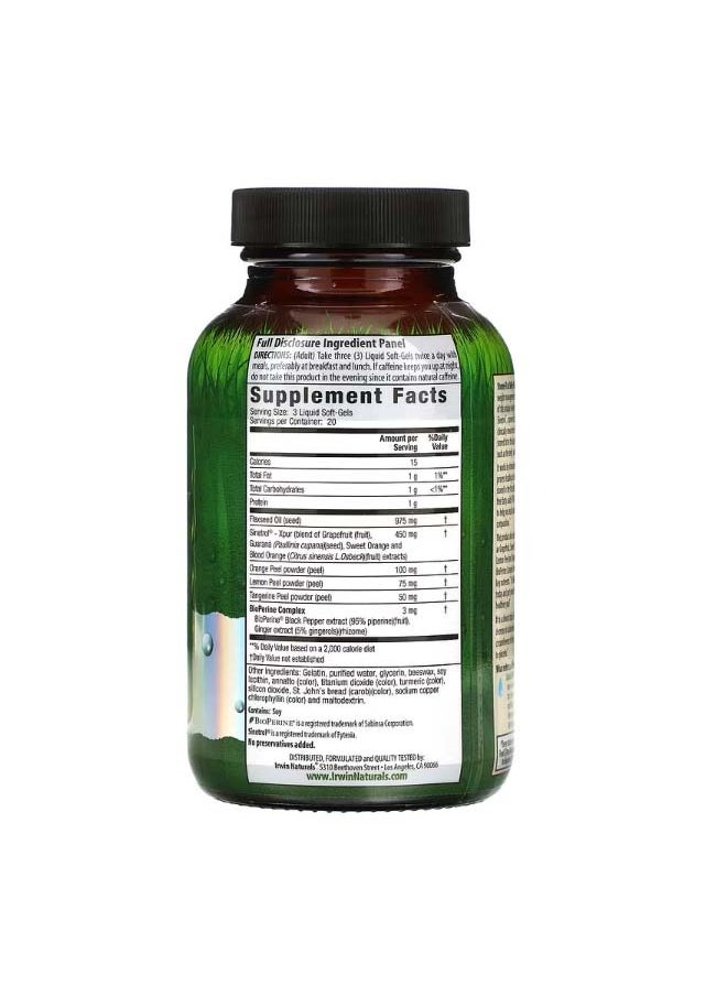 Irwin Naturals StoredFat Belly Burner 60 Liquid SoftGels  - Image 2