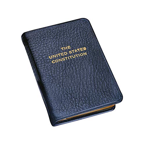 Graphic Image United States Mini Constitution, Genuine Leather, 2-3/4" X 3-3/4" - Image 1