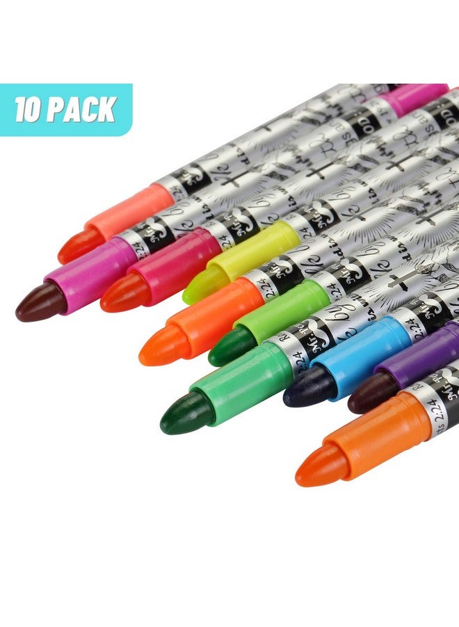 Mr. Pen Bible Highlighters, 10 Pack, Bible Gel Highlighter, Gel Highlighters, Bible Highlighters No Bleed, Bible Markers, No Bleed Highlighters, Bible Highlighter No Bleed Through - Image 2