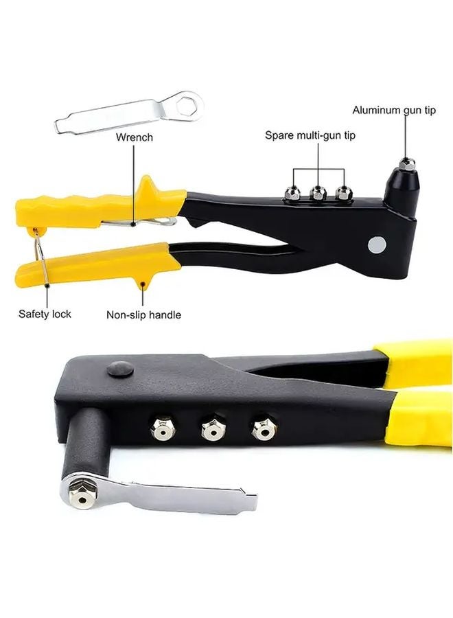 Yellow Labor Saving Manual Rivet Gun Pull Core Rivet Pliers - Image 4