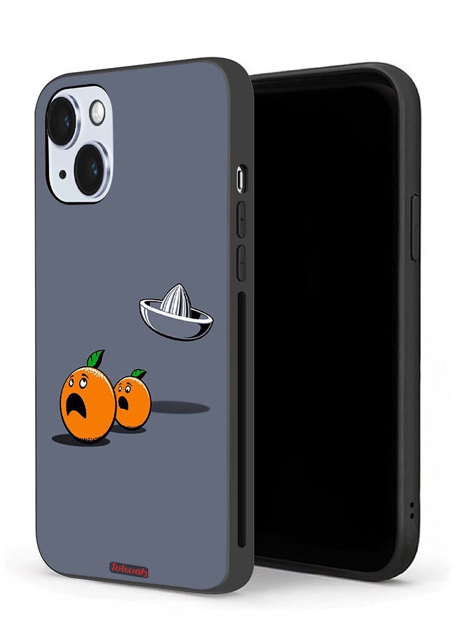 Tolwak Apple iPhone 14 Protective Case Minimalism Digital Art Humor  - Image 1