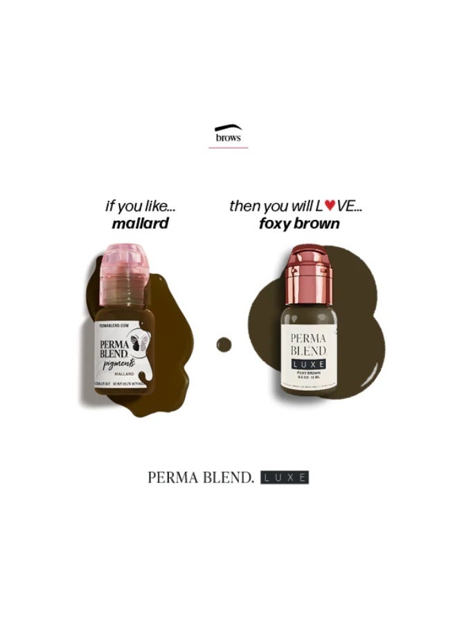 Perma Blend Eyebrow Pigment – Perma Blend Mallard 15ml | Professional Permanent Makeup Brow Tattoo Ink for Microblading, Ombre & Powder Brows | Vegan, High Retention, True-to-Tone Color | SKU: PBMD1/2 - Image 5