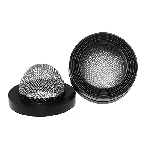 SQXBK Hose Filter Net 20PCS Seal O Ring Hose Rubber Washers Gaskets with 304 Stainless Steel 60 Filter Screen for 1/2 Inch Shower Head - Image 5