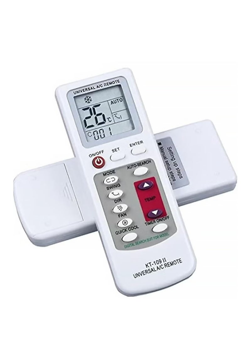 يوجي 2PCS عالمية KT 109 AC التحكم عن بعد مكيف الهواء الذكي عن بعد لجميع العلامات التجارية AC - Image 3
