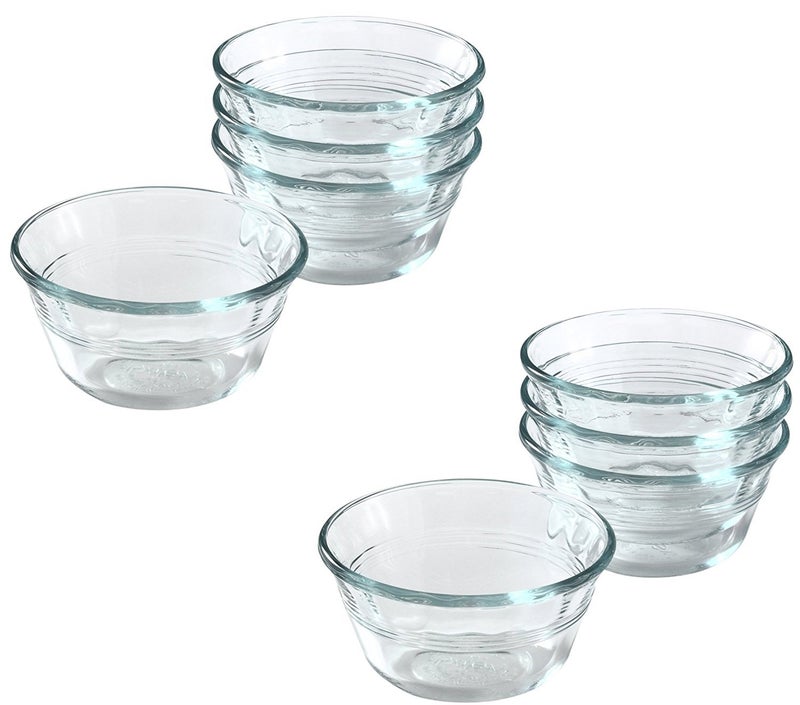 World Kitchen Pyrex Bakeware Clear Custard Cups, Set of 8, 6-Ounce - Image 2