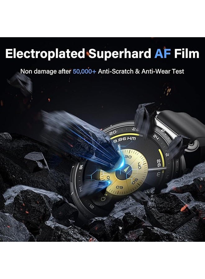 4 Pcs Tempered Glass Screen Protector for Huawei Watch GT 6 41 mm, Waterproof Tempered Glass Film, 9H Screen Protector HD Anti-Scratch Screen Protector, Shatterproof, Bubble-Free Screen - Image 5