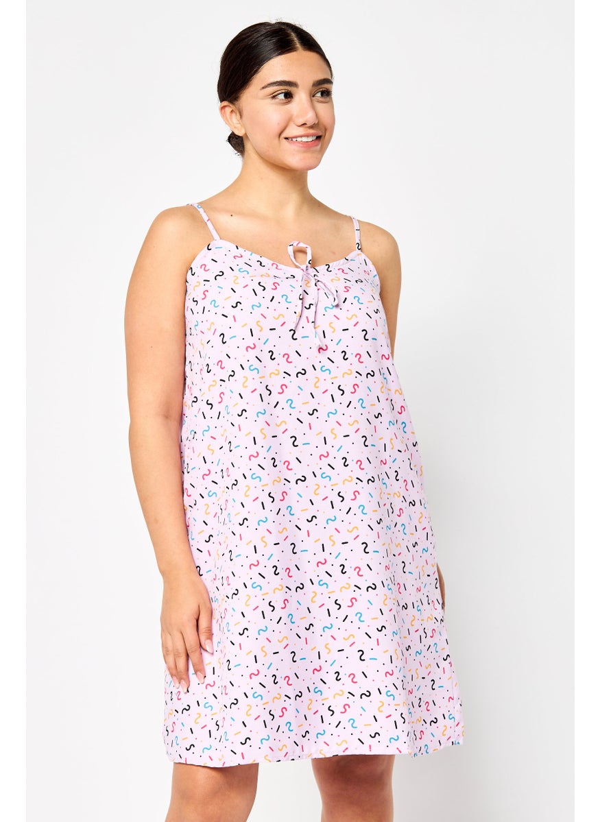 ONLY Women Graphic Print Mini Dress, Multicolor  - Image 1