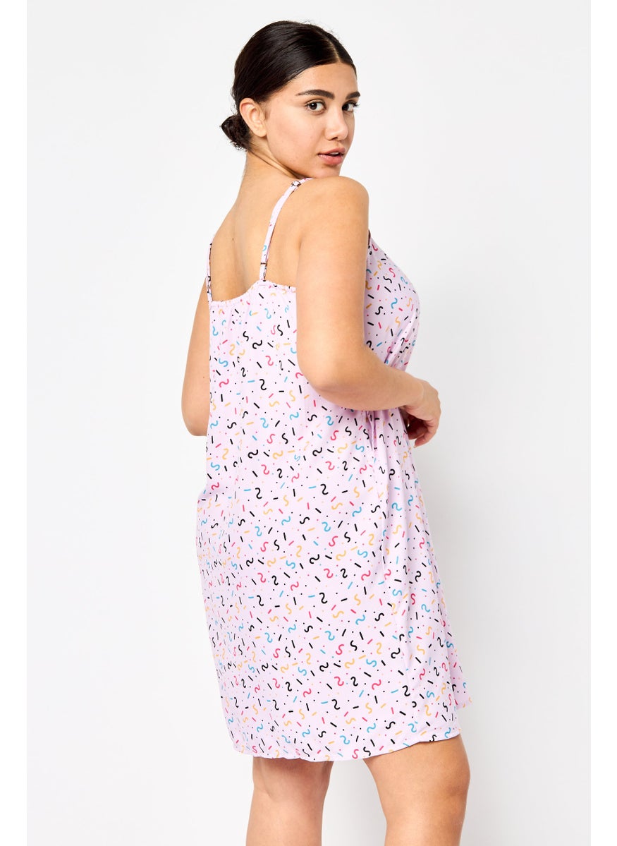 ONLY Women Graphic Print Mini Dress, Multicolor  - Image 3