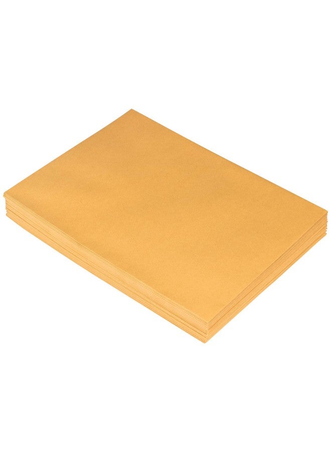 JAM Paper JAM PAPER 9 x 12 Open End Catalog Premium Envelopes with Peel and Seal Closure - Brown Kraft Manila - 50/Pack - Image 5