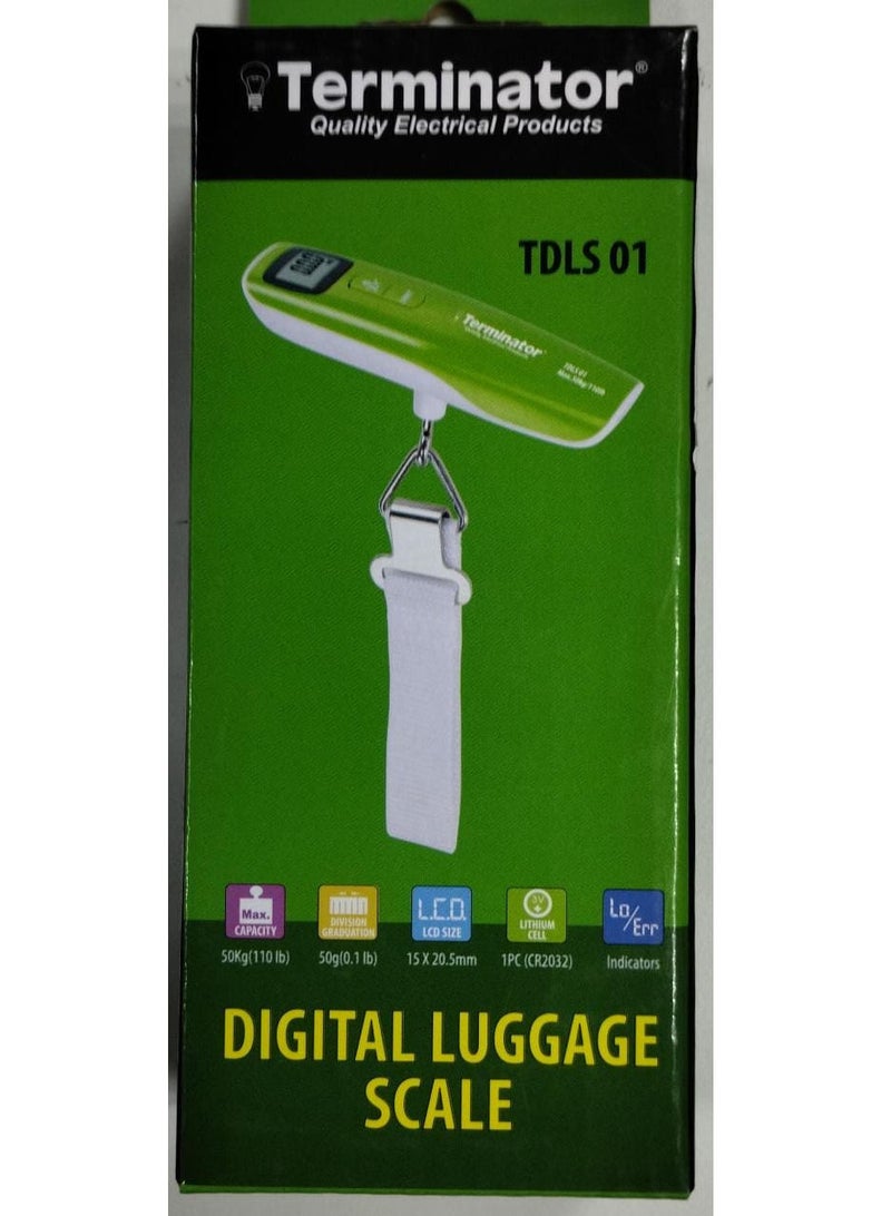 Terminator DIGITAL LUGGAGE SCALE MAX 50KG TERMINATOR