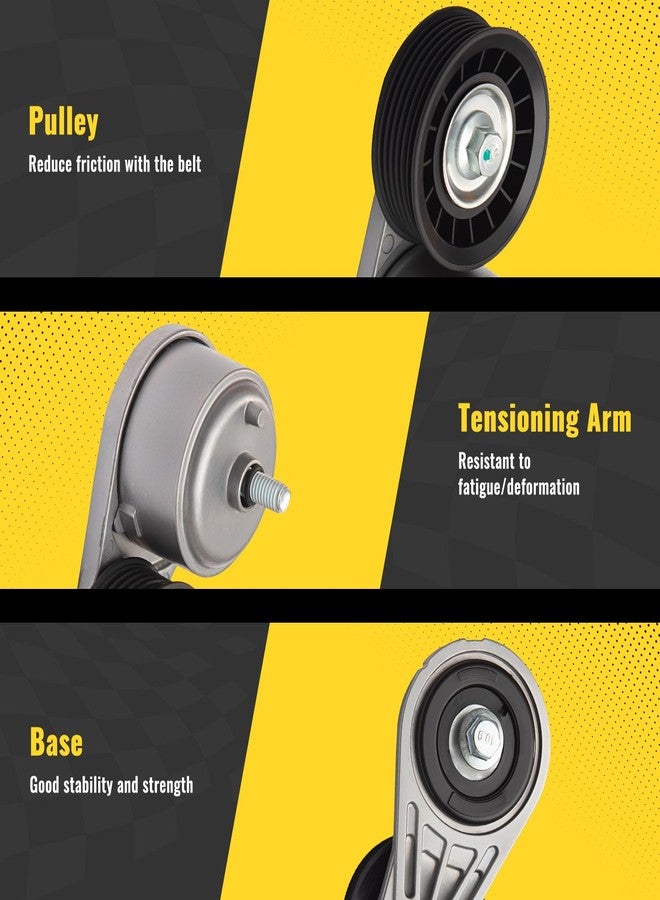 TUCAREST 38189 (مناسب لمحركات 4.6 لتر ذات سحب طبيعي) مجموعة بكرة شد سير الملحقات مناسبة لسيارات فورد كراون فيكتوريا، ميركوري جراند ماركيز، لينكولن تاون كار موديلات 2000-2011 [# 2W7Z6B209AA 89291] - Image 5