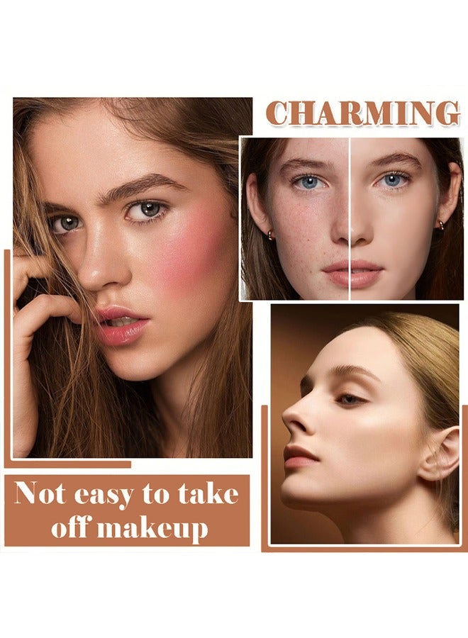 CARLA SECRET 2in1 Cream Blush and Contouring,12 Colors Cream Concealer and Face Blush Palette, Long Lasting Full Coverage Conceals Corrects Foundation Camouflage Contour  for Correcting Dark Circles Acne Blemish - Image 4