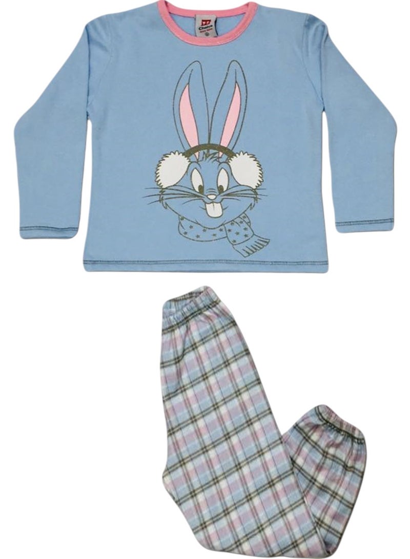 تشويس بيجامة بناتي تيشرت أرنب – راحة وأناقة بتصميم جذاب – كود 365