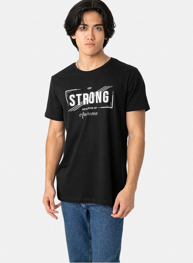Marco Bergamo CREW NECK STRONG T-SHIRT - Image 1