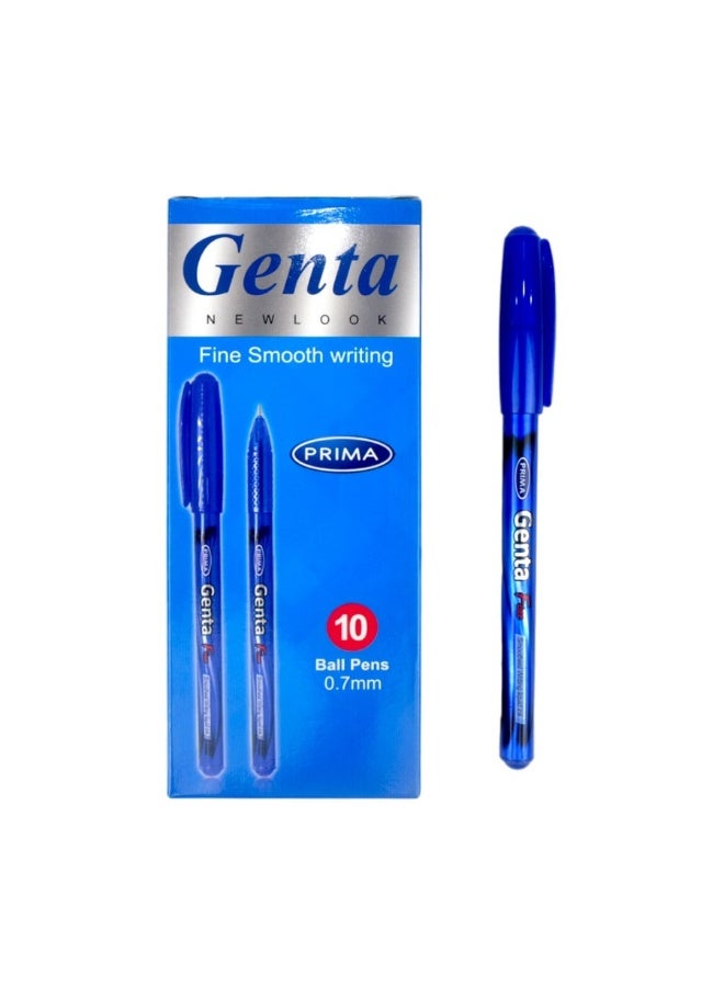 بريما اقلام جاف ازرق بريما جينتا - 10 اقلام - Image 2