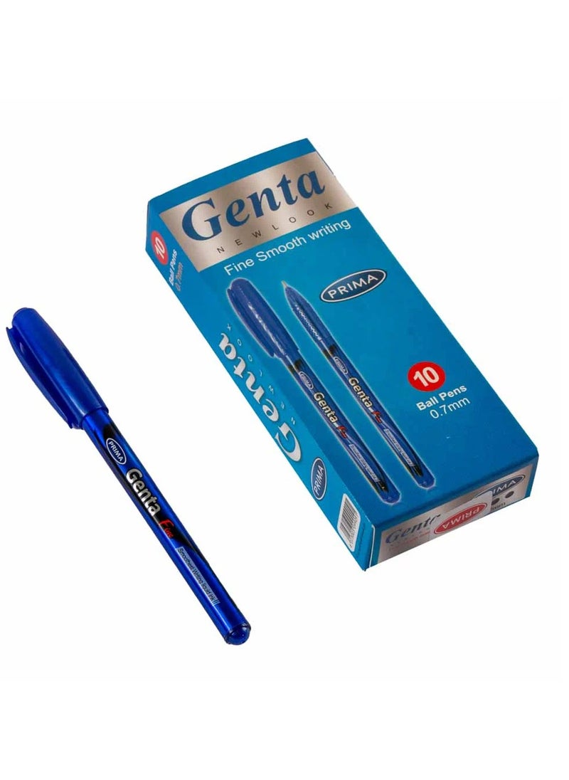 PRIMA - BALLPOINT PEN PRIMA Genta Blue - 10 pens - Image 1