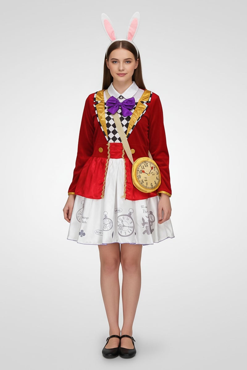 Rubies Disney White Rabbit Adult Costume, Multicolor - Image 1